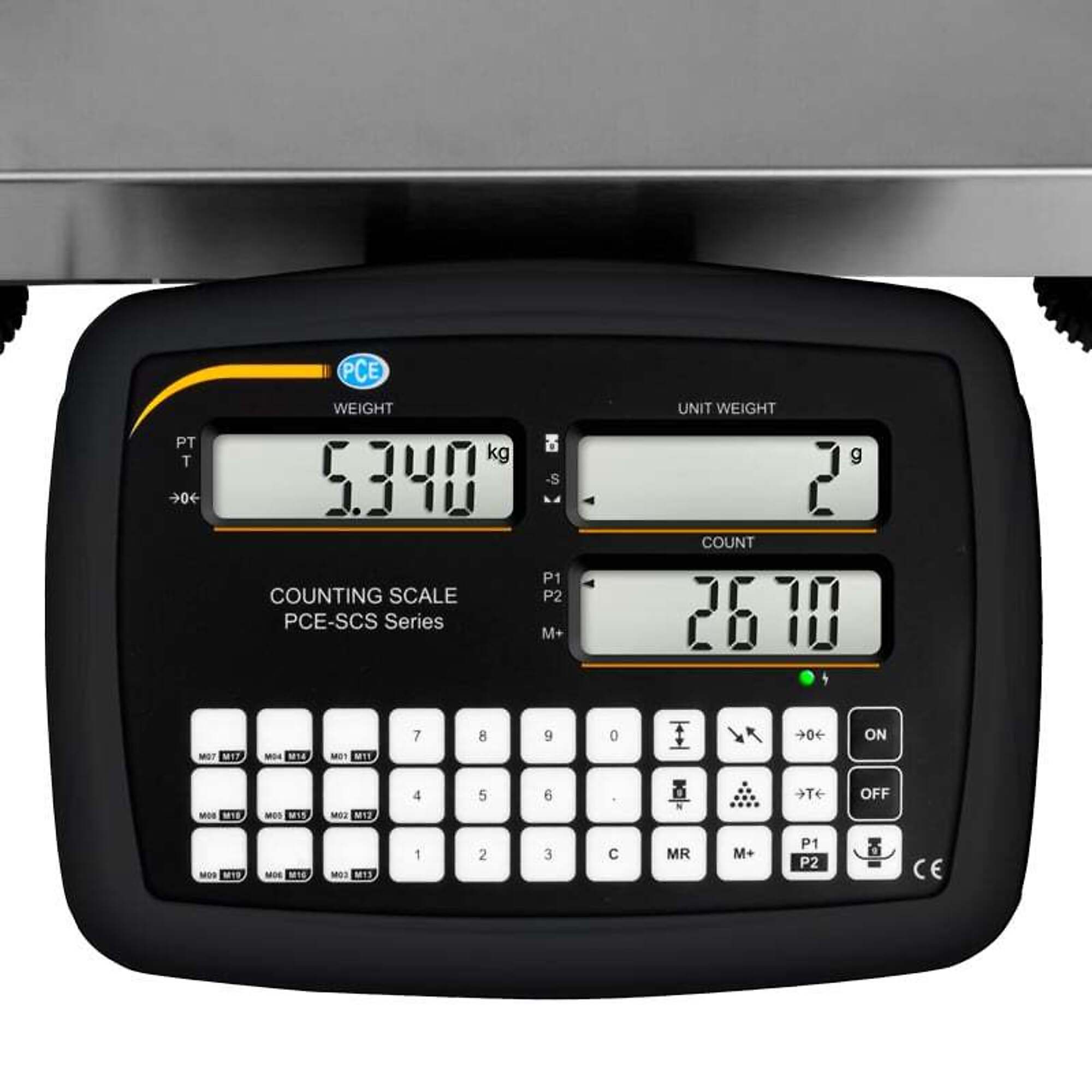PCE Counting Scale — 300mm x 400mm Stainless Steel Platform, Benchtop, Model# PCE-SCS 30